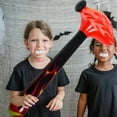 thumbnail image 4 of RENACLIPY Lightweight Inflatable Baseball Bat and Hammer Safety Flame Stick for Family Games At Home, 4 of 8