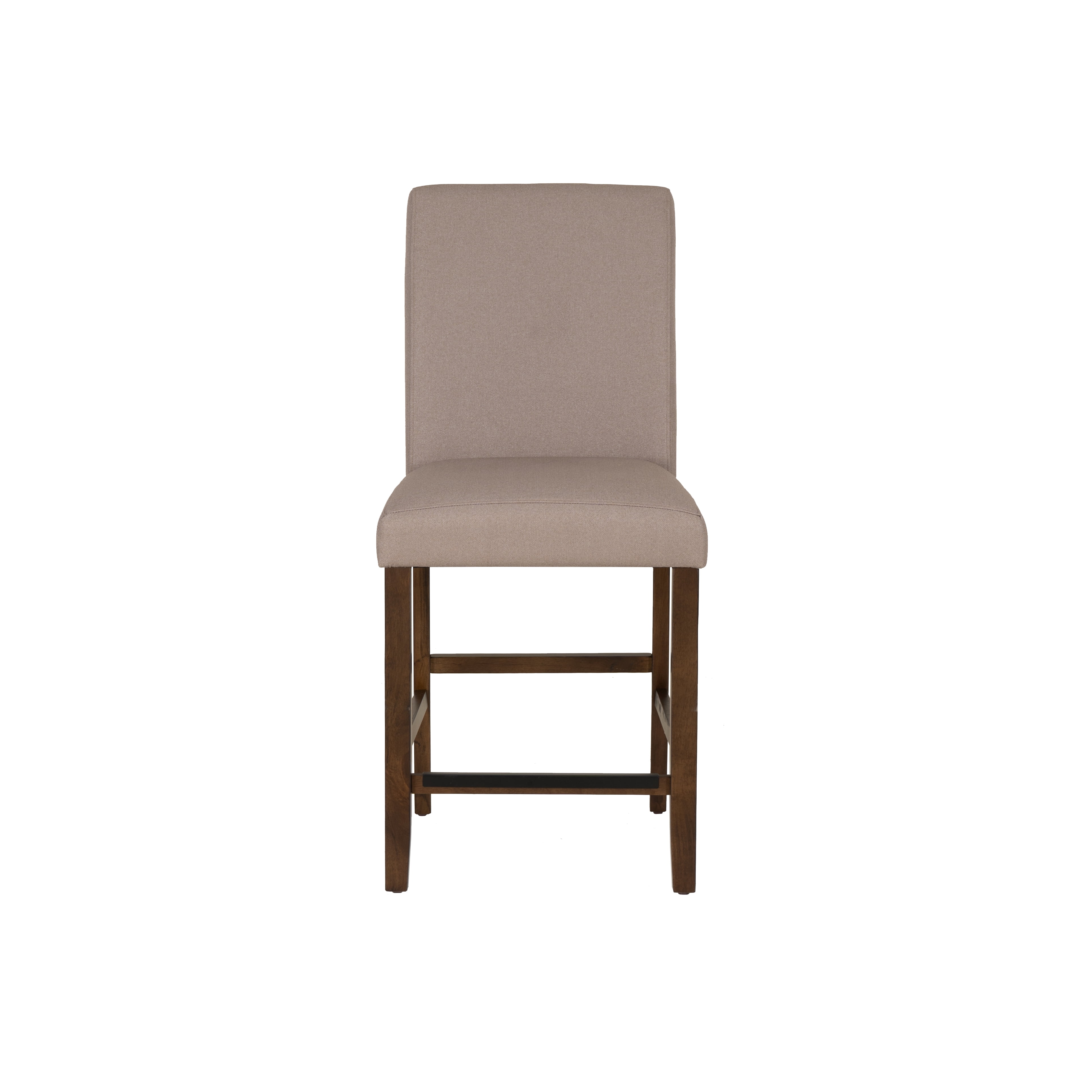 Powell Thewlis 25" Backless Farmhouse Counter Stools, Set of 2, Brown/Tan