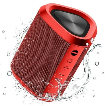 Bluetooth Speaker, 24H Playtime Portable Wireless Bluetooth 5.0 Speaker with Stereo Bass, up to 100 ft Bluetooth Range, IPX7 Waterproof Mini Bluetooth Speaker