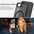 thumbnail image 6 of BENTOBEN Case for iPhone 16e (2025) 6.1" Compatible with Mag-safe Matte Shockproof Anti-Scratch Protective Cover Magnetic Case Black, 6 of 8