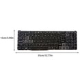 thumbnail image 2 of enqiretly Backlit Keyboard White Edge Practical Key Board with Backlight Computer Components Cover Replacement for Acer Nitro AN515-57, 2 of 5