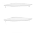 thumbnail image 6 of Furinno ROSSI Hexagon Corner Floating Shelves in Wall Mount Display Set of 2, 6 of 8