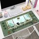 thumbnail image 3 of Alfombrilla grande para ratón y teclado para videojuegos, alfombrilla grande para ratón con diseño de gato bonito XL, planta verde, para ordenador, Gamer, tableta, alfombrilla para ratón larga XXL 900, 3 of 5