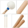 thumbnail image 2 of Miangastore Instrument de Percussion Accessoire Tambour Manche en Bois Feutre 2 Pcs 15.4X2.4X2.4In, 2 of 9