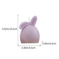 thumbnail image 3 of Velas de conejito de Pascua, velas vintage de primavera con lazo de soja sin humo, velas hechas a mano para decorar tartas de baby shower, decoraciones para bodas, festivales y fiestas., 3 of 6