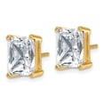 thumbnail image 2 of Auriga Fine Jewelry 14K Yellow Gold Lab Grown Diamond 6 cwt. Radiant Stud Earrings For Women (Clarity -VS, Color -DEF), 2 of 5