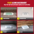 thumbnail image 2 of Catchmaster Crawling Pest & Insect Glue Traps 12PK, Insect Traps Indoor Pest Control, 2 of 6