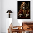 thumbnail image 3 of Basset Fauvede Bretagne Pets Portrait Painting of Dog Renaissance Style on Canvas Royal Pet Portrait from Photo, Wall Art Print for Home Decor, Modern Wall Decoration, 3 of 5