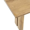 thumbnail image 5 of Accent Chair Bench, Brown Oak, Wood, Living Kitchen Cafe Bistro Hospitality Restaurant, Modern Contemporary HB34726, 5 of 10