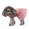 thumbnail image 5 of YUEHAO Dog Skirts for Small Dogs Girl Cute Pet Print Skirt Breathable Summer Sleeveless Shirt Comfortable Dog Shirt Breathable Dog Pet Dog Clothes (Pink, XS), 5 of 7
