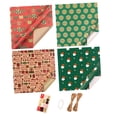 thumbnail image 2 of Christmas Wrapping Paper Roll Classic Gift Wrap Paper Gift Wrapping Gift Packing B 4 Sheets, 2 of 9