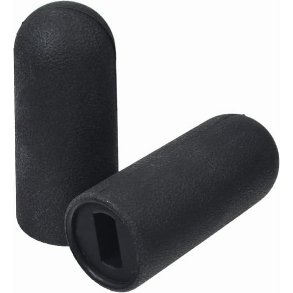 AlveyTech Replacement Black Rubber Brake Handle Tips for Pride Stylus & Stylus LS Folding Manual Wheelchairs (Set of 4) – Aluminum Medical Transport Chair Brake Extenders for Pull to Lock Hand Brakes