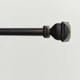 thumbnail image 3 of EXCLUSIVE HOME Napoleon 1" Curtain Rod and Coordinating Finial Set, Oil Rubbed Broze, Adjustable 36"-72", 3 of 7