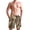 Brown Snake Skin, variant on Dailycode Men's Quick Dry Swim Trunks Beach Shorts Casual Summer Board Shorts with Pockets, Glitter Leopard Print