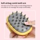 thumbnail image 4 of Peine De Limpieza Multifuncional Adorable Con Dientes De Silicona Desmontables Masajeador De Cuero Cabelludo Champú Cepillo Depurador De Cabello Para Mujer De Viaje En Casa Kearding CE003146-01, 4 of 6