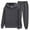 GY2, variant on BLOCLOALO 2 Piece Lounge Set Long Sleeve Pullover Hoodie Sweatshirts Winter Solid Color Pullover Fashion Sports Leisure Suit Sweatpants and Sweatshirt Set Plus Size Workout Sets Comfort Sets Black L