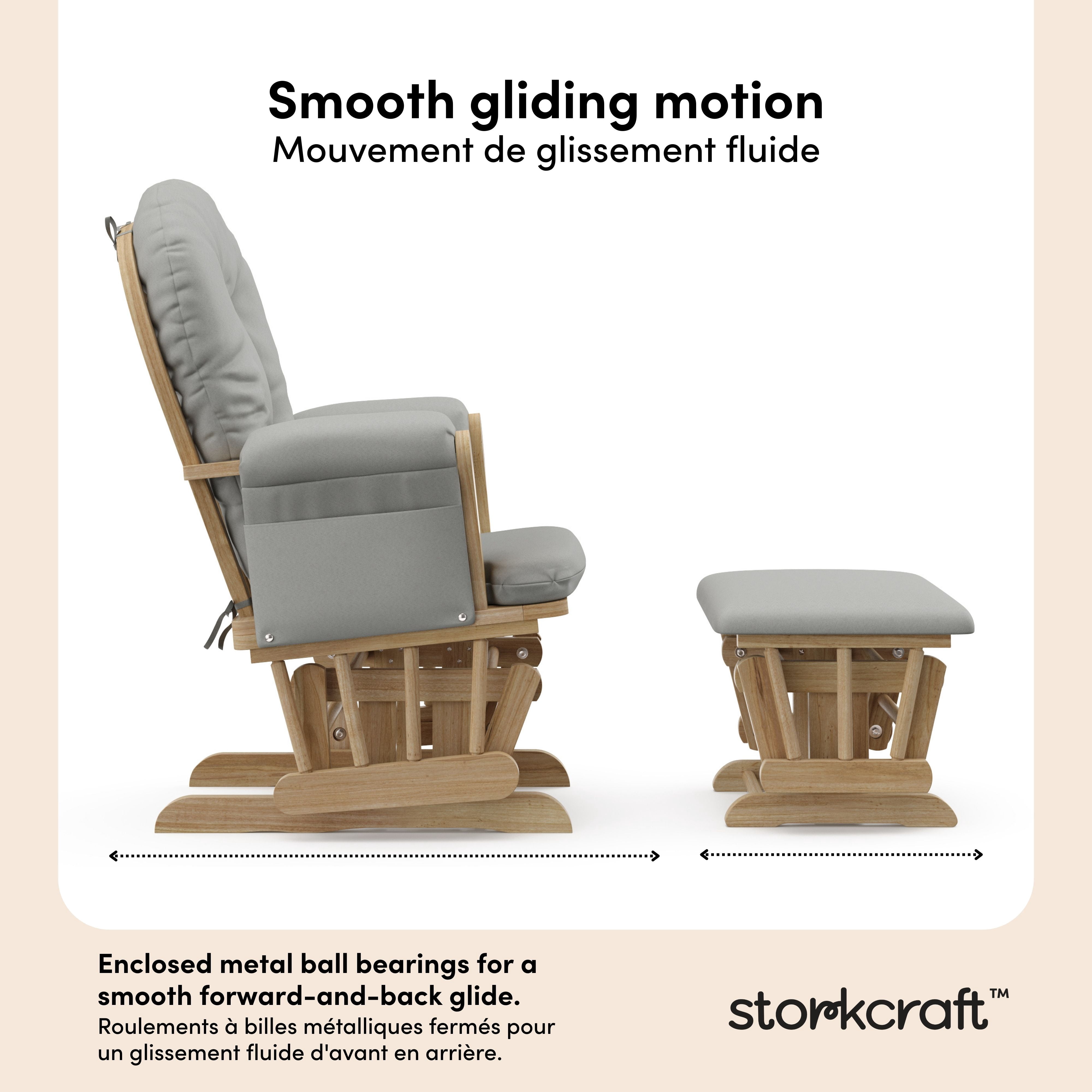 Chaise et repose-pieds Storkcraft Hoop