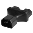 thumbnail image 6 of Techinal IEC 320 C14 Male To 2x C13 Female Y Splitter Cord Cable IEC Power Adapter, 6 of 10