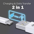 thumbnail image 3 of LNGOOR Câble d'Extension d'Alimentation 16,4 Pi 5 m pour Charge d'Extension USB vers Micro USB et Cordon de Synchronisation de Données, 3 of 7