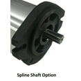 thumbnail image 6 of Hydraulic Gear Pump 25cc/rev (1.526in3/rev) 4-16gpm 34.0HP 3000psi SAE A flange CCW (3/4" keyed shaft, rear ports), 6 of 14