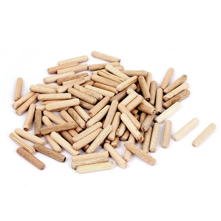 

Unique Bargains 120Pcs Furniture Cabinet Drawer Slant Line Round Wooden Dowels Pins 8mm x 40mm