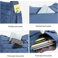 thumbnail image 4 of Women Crossbody Bag Multi-Pocket Nylon Waterproof Lightweight Casual Shoulder Handbag Purse Bookbag, 4 of 6