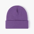 thumbnail image 1 of Gorro de invierno para mujer, versátil, para estudiantes, ligero, de punto, a la moda para hombre, cálido y frío, con protección para las orejas engrosada, gorro de lana negro, 1 of 6