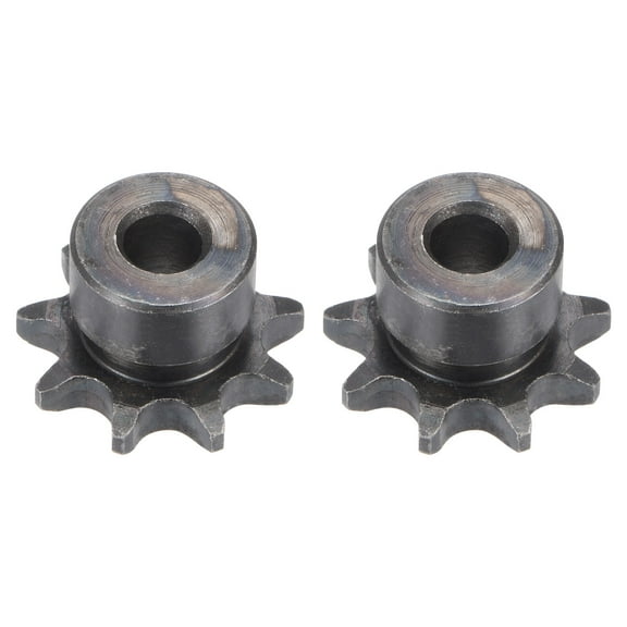 Uxcell Chain Roller Sprocket, 8mm Bore 3/8" Pitch 9 Tooth Single Strand Type B Chain Sprocket 2Pack