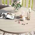 thumbnail image 3 of Vicllax 7-Pcs Round Outdoor Patio Dining Set Table and Chair Modern Style Metal for Deck Garden, 3 of 7