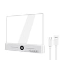 thumbnail image 6 of Book Light, Rechargeable Clear LED Flat Reading Light with 3 Colors & Timer, Dimmable Panel Plate Lamp Book Full Page Light for Reading in Bed at Night, Holiday Gifts for Readers, 6 of 8