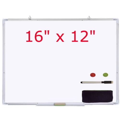Office Single Side Magnetic Whiteboard Eraser Marker Pen 24x16 Dry-Erase w/Board 