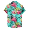thumbnail image 5 of Hawaiian Shirt For Men, Men's Vintage Button Down Bowling Shirts Short Sleeve Summer Beach Shirt2XL, 5 of 5