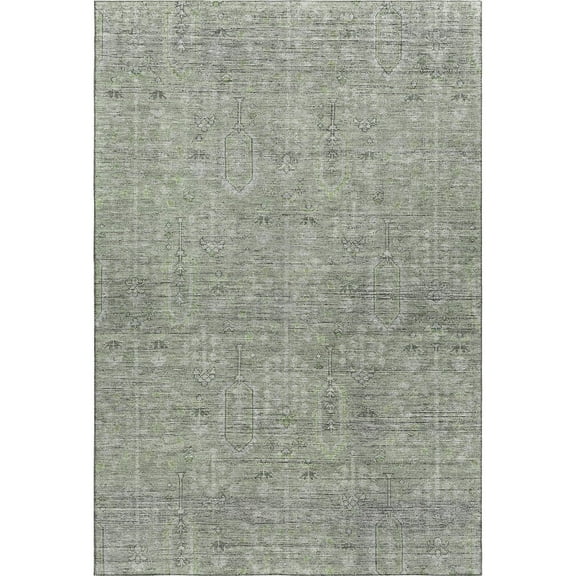 Dalyn Rugs Premium Machine Washable Mayfield AMF790 Green 8' x 10' Rug