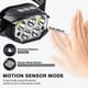 thumbnail image 5 of 2 Piezas Luz Fuerte 5LED Lámpara de Luz de Cabeza Portátil USB Recargable Ciclismo Al Aire Libre Senderismo Pesca Sensor, 5 of 5