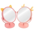 thumbnail image 1 of MasteelfCA 2Pcs Tabletop Makeup Mirror Portable Cartoon Table Desk Countertop Bathroom Mirror, 1 of 7