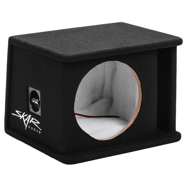 Carcasa de subwoofer Skar Audio SK1X10V con puerto único de 10 pulgadas
