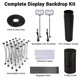 thumbnail image 4 of InstaHibit 10x8 Ft Pop Up Backdrop Booth Stand w/ Podium Table Counter Black, 4 of 9