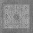 thumbnail image 1 of Ahgly Company Indoor Square Abstract Gray Modern Area Rugs, 6' Square, 1 of 4