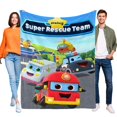 thumbnail image 1 of Super Rescate de Bomberos anti-pilling, suave, ligera, esponjosa y acogedora de lujo para hogar y cocina – Perfecta para niños y adultos,120X180cm, 1 of 6
