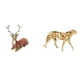 thumbnail image 1 of Figuras de renos,Figuras de reno,alce,ciervo,estatua,decoración del hogar,Figura de guepardo,Figura de guepardo dorado,adorno de escritorio moderno,Adorno de mesa con estatua de guepardo, 1 of 8
