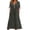 Grey, variant on HXWCHs Slip Dress Elegant V Neck Lace Trimmed Solid Long Dress for Women Casual Wear Mint Green XXL