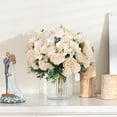 thumbnail image 2 of Packs Peonies Artificial Flowers, White Artificial Peonies, Silk Peonies Flowers Fake peonies Artificial Flowers Peonies Hydrangea Bouquet for Centerpiece Table Wedding Party Home Decor, 2 of 5