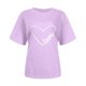 thumbnail image 1 of Camiseta de manga corta con cuello redondo y estampado de San Valentín para mujer Pompotops  hfajkhk125068, 1 of 4
