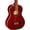 Transparent Wine Red, variant on Ortega Guitars 6 String Family Series Full Size Nylon Classical Guitar w/Bag, Right, Spruce Top-White-Gloss, R121SNWH