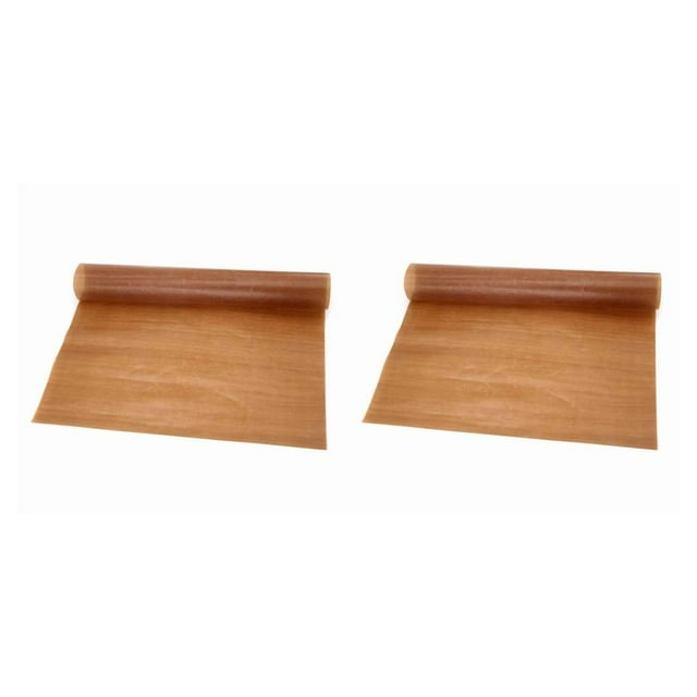 Yuarrent Hojas para hornear Papel a prueba de aceite Sartenes antiadherentes Estera de panadería Tela de fibra de vidrio resistente Papeles para asar Como se muestra 2piezas Yuarrent CBP435421