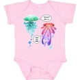 thumbnail image 3 of Inktastic Funny I'm Not Jelly Jellyfish in Blue and Pink Boys or Girls Baby Bodysuit, 3 of 5