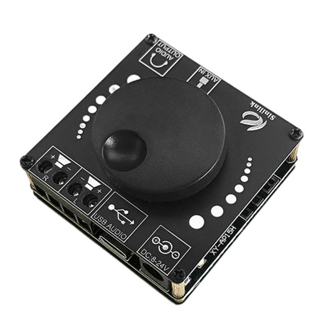 2x20W Estéreo Digital Bluetooth 5.0, Módulo de Placa de Amplificador de Audio, Doble Canal, Circuito de Amplificación de Potencia de 8-24V para Sunnimix tabla de amplificador