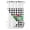 Red,Black,Green, variant on No Hook Shower Curtain, Summer Botanical Small Shower Curtains with Snap in Liner, Tropical Monstera Spring Floral Rustic Waterproof Washable Fabric Bathroom Curtain Set, 36" x 72"