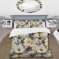 thumbnail image 2 of Designart "Luminous Lace Floral Design II" White Floral Bedding Covert Set - Cottage Bed Set With 2 Shams, 2 of 5