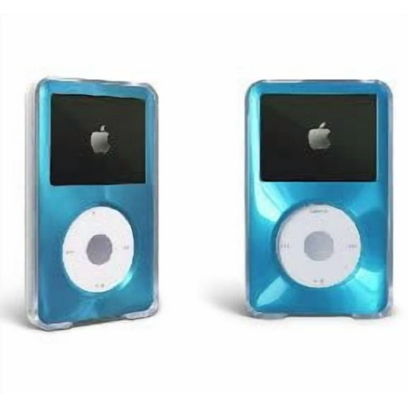 for Apple iPod Classic Hard Case with Aluminum Plating 80gb 120gb 160gb-Light Blue